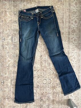 True Religion Dark Blue Bootcut Jeans